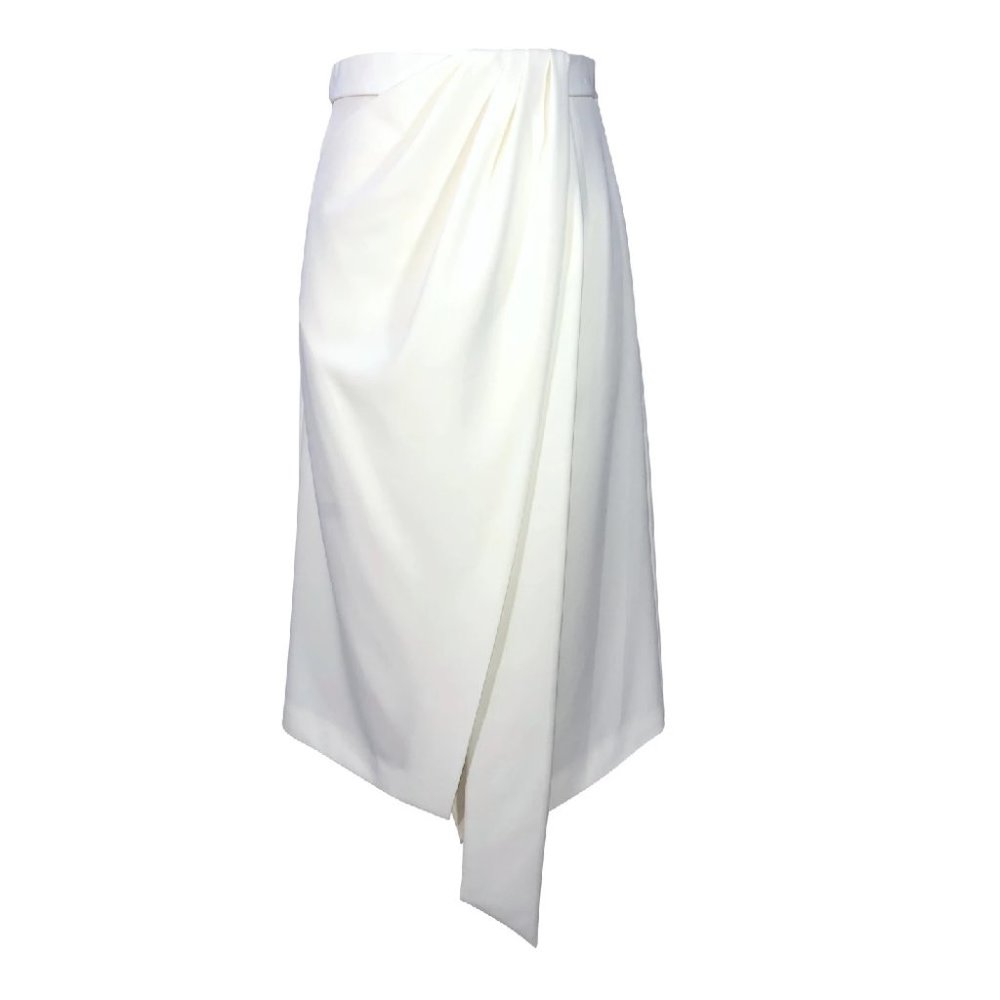 💎🔥 SALLY LA POINTE  Wrap Midi Skirt
